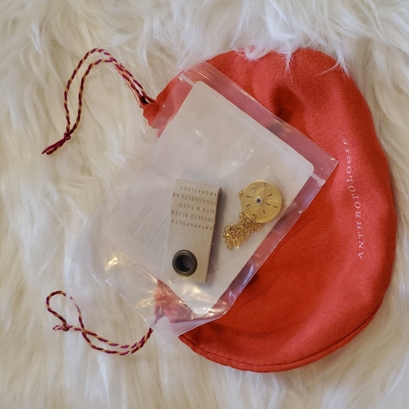 Anthropologie Spirit Eye Coin Pendant Necklace - Picture 10 of 11